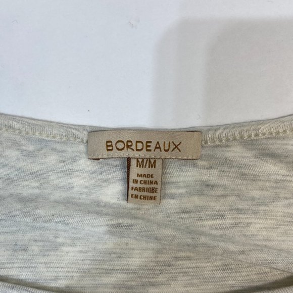 Bordeaux Women's Sleeveless Top Light Gray - Size M - Picture 3 of 5
